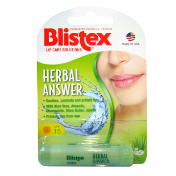 BLISTEX LIP CARE SOLUTIONS HERBAL ANSWER SPF15 4.25 G.